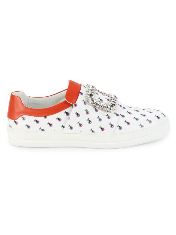 Roger Vivier Graphic Leather Sneakers